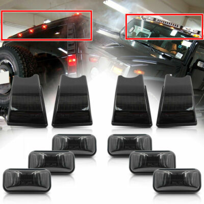 Hummer H2 Dachleuchten Set smoke Cab Lights Positionsleuchten 2003 2009 I