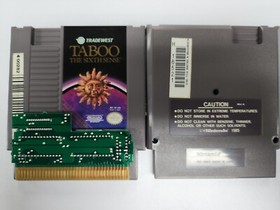Taboo The Sixth Sense Nintendo Nes Complete