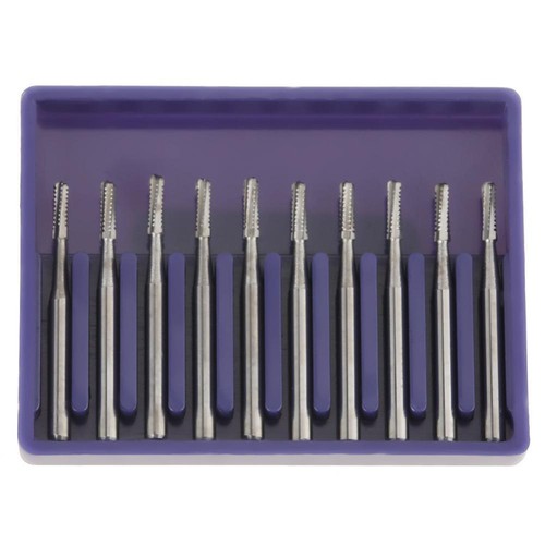 Dental Tungsten Carbide Steel Burs FG Drills Round Pear Taper Fissure Cutter - Picture 268 of 328