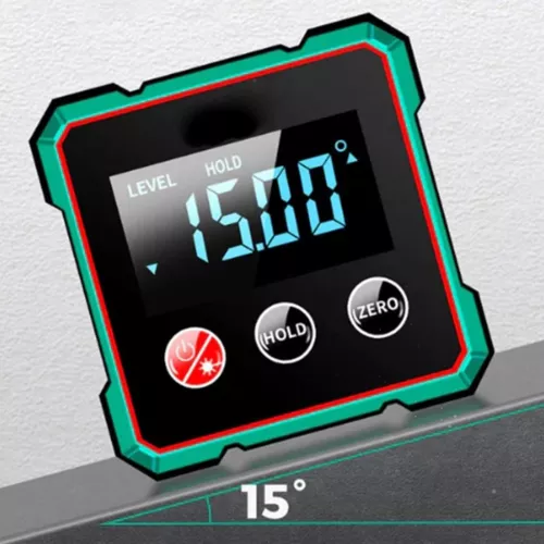 NEW Magnetic Digital Angle Finder with/without Electronic-Laser Angle Gauge Tool - Picture 2 of 12