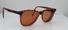 Vintage LA Gear Work-Out-1 Brown Oval Sunglasses Spain FRAMES ONLY