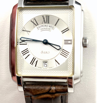 Raymond Weil  Saxo Men's Watch in Excellent Condition Silver Dial Model 9110..
