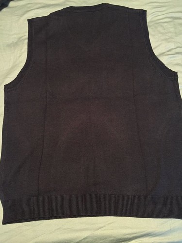 Georgia Tech Yellow Jackets V neck Sweater Vest Licensed GTU University - Picture 3 of 4