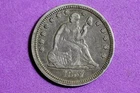 ESTATE FIND 1857 Seated Liberty Quarter #M13312