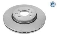 2X Meyle 16-83 521 0004/PD Bremsscheibe FüR Dacia Renault