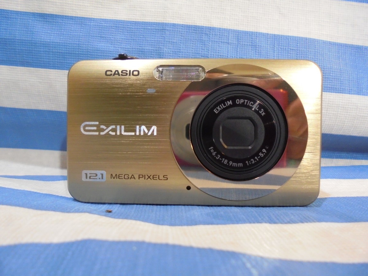 Casio EXILIM EX-Z90 Gold,12MP,3x,f/3.1￼,2.7in Excellent fromJapan