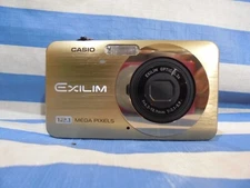 Casio EXILIM EX-Z90 Gold,12MP,3x,f/3.1￼,2.7in Excellent fromJapan Casio USED
