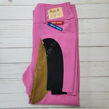 Tailored Sportsman Ladies Vintage Trophy Hunter Sock Bottom Breeches Bubblegum
