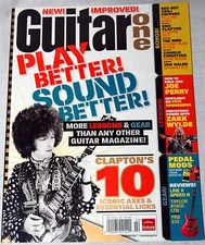 Guitar One February 2007 Staring Eric Clapton Zakk Wylde Joe Perry