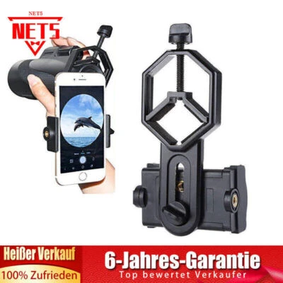 MARKENLOS Smartphone Handy Adapter Halterung für Zielfernrohr Kamera Digiscoping Fernglas