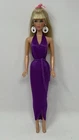 Vintage Barbie Clothes Superstar Era Doll Fashion Fantasy #5848 Purple Dress