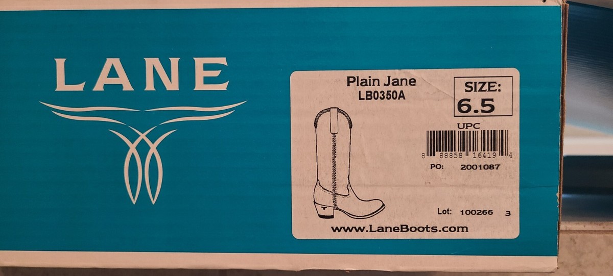 HD Lane Women's Plain Jane Brown Cowgirl Boot - Round Toe - LB0350A