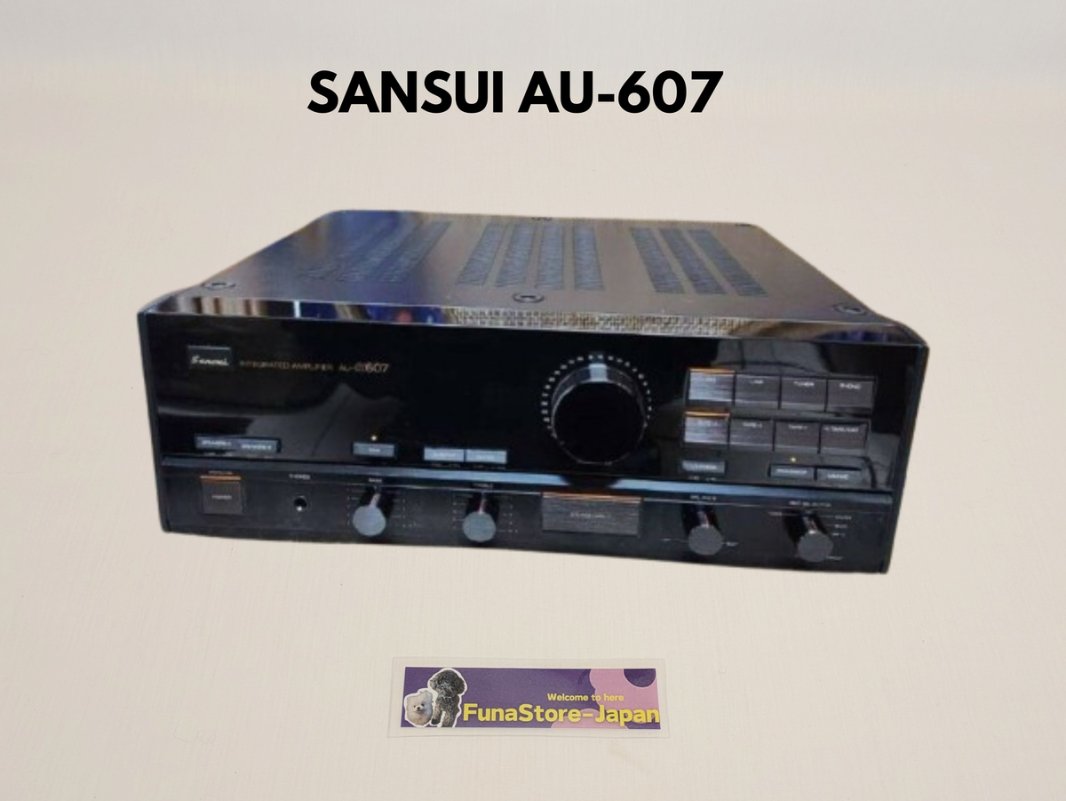 Sansui AU-α607 Integrated Amplifier Black Premain Amplifier Well