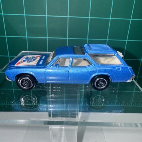 2011 Matchbox #18 '71 Oldsmobile Vista Cruiser (Blue) - “For Sale” Pabst - Picture 4 of 12