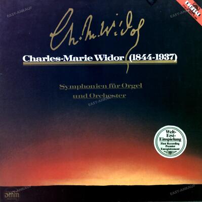 Charles-Marie Widor - Symphonien fur Orgel und Orchester GER LP FOC+ Insert .