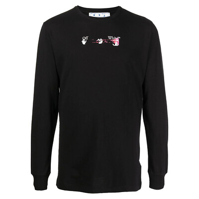 Off-White Acrylic Arrow L/S T-Shirt Black | eBay Off-White Acrylic Arrow L/S T-Shirt Black | eBay