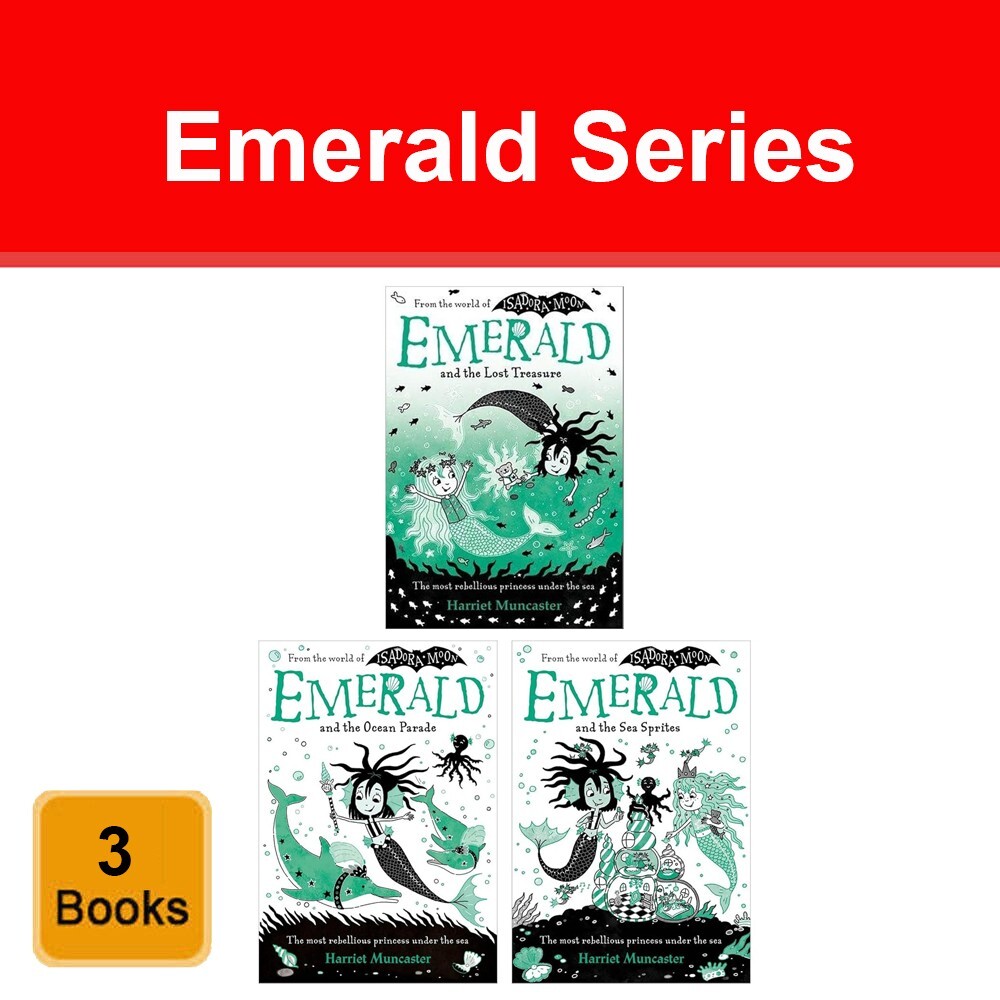Emerald Series (World Of Isadora Moon) 3 Books Collection Set Harriet Muncaster
