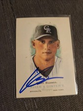 Clint Barmes Autograph Signed 2006 Topps Allen & Ginter's Colorado Rockies