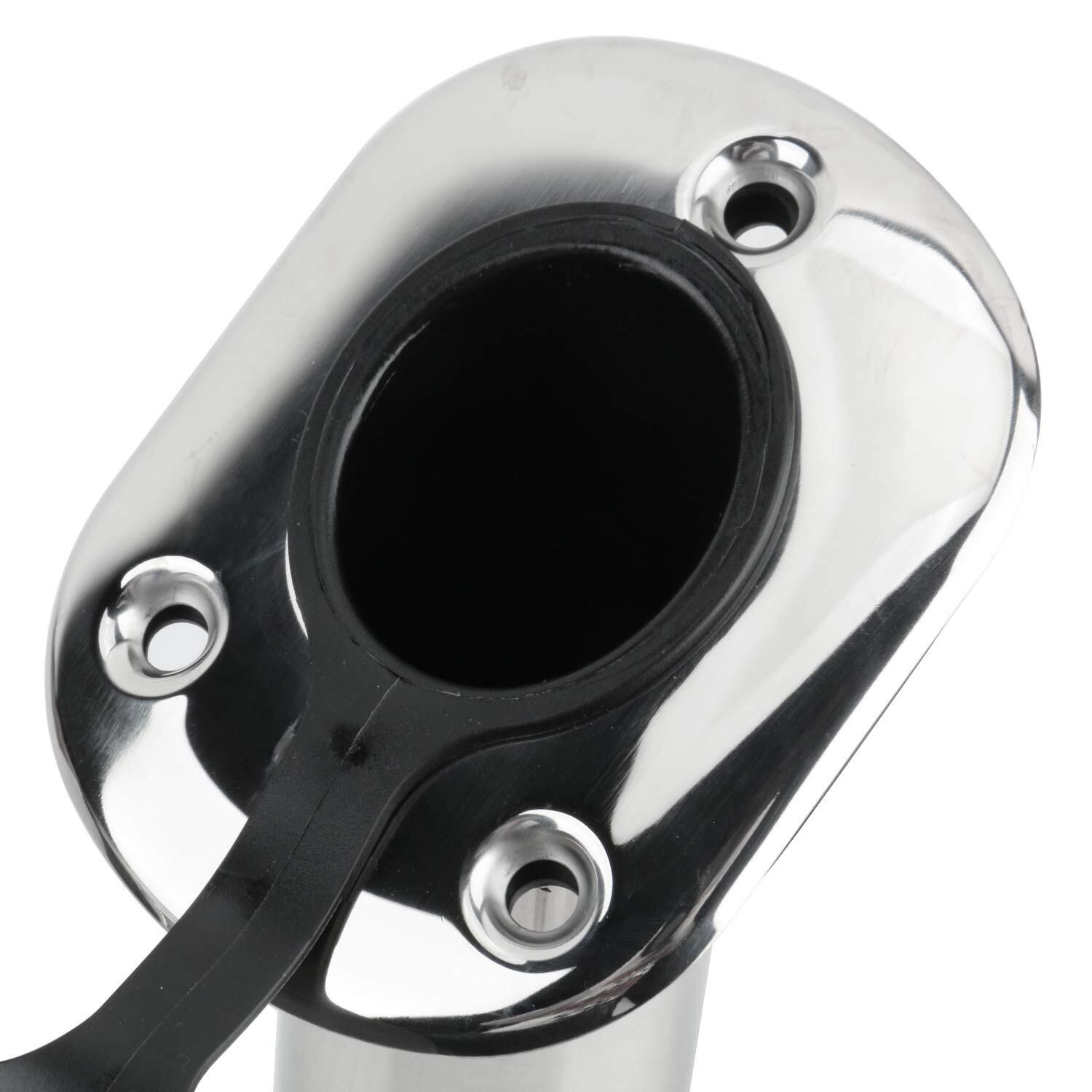 Amarine Made 4PCS Stainless Steel Fishing Rod Holder 30 Degrees for Marine Boat