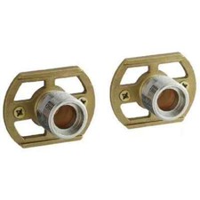 Shower Bar Mixer Valve Easy Wall Fixing Kit Chrome Solid Brass Concealed Pair