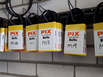 M Section V belts INDUSTRIAL M14 to M60 REDUCED PRICE