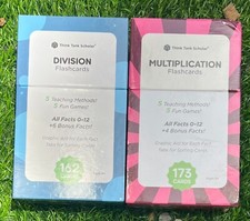 Think Tank Scholar Multiplication and Division Flash Cards Ages 8 335 Cards