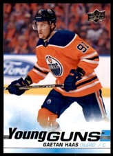 Gaetan Haas 2019-20 Upper Deck Young Guns RC #232 Edmonton Oilers