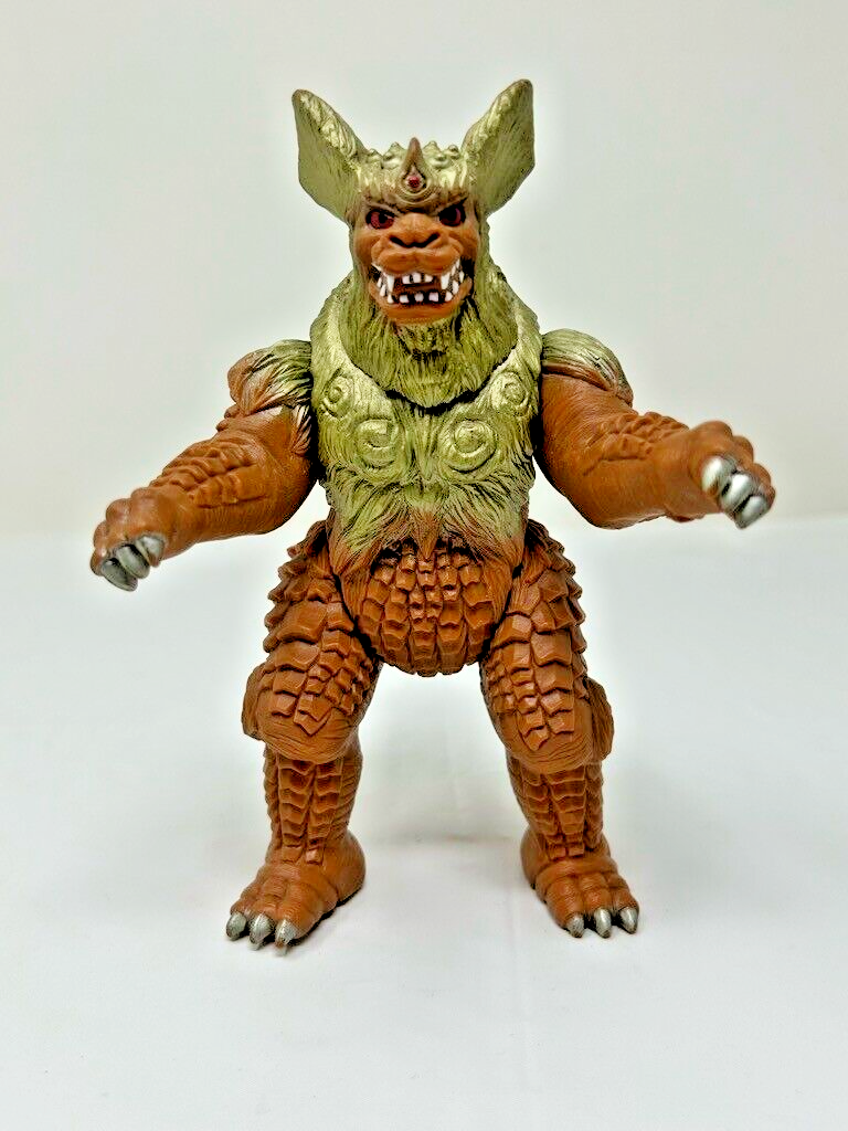Vintage 1998 King Shisa Soft Vinyl Figure 6” Godzilla TOHO Monster BANDAI