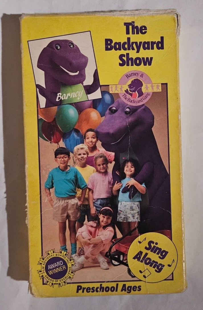 barney & the backyard gang THE BACKYARD SHOW VHS VIDEOTAPE second cover eBay