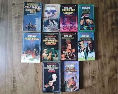 Vintage Star Trek TOS Paperback Book Lot 20 Pocket Bantam Kirk Spock Sci-Fi