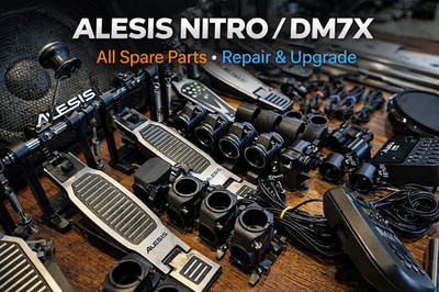 Alesis Nitro Mesh DM7 elektronisches Schlagzeug Ersatzteile | Pads Becken Modul Rack