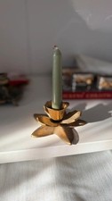 Vintage Messing Stechpalme Kerzenst&auml;nder