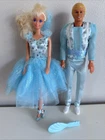 Vtg 1991 Mattel My First Barbie And Ken Blue Ballerina Set