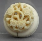 Vintage Chinese Eight-lobed Melon Form Gourd Cricket Cage Carved Lid Vent Holes — photo 5