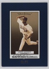 2005 Upper Deck Origins Old Judge Blue 8/50 Edwin Jackson #164 n1u