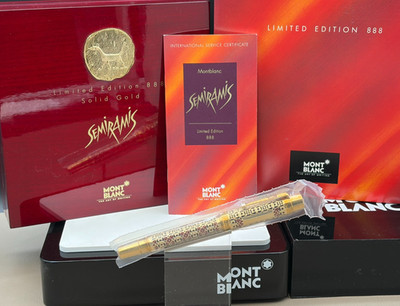 MONTBLANC Patron Of Art 888 Semiramis 1996 kompl. dFull Set wie neu unbefüllt