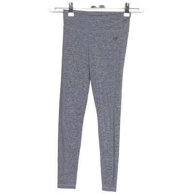 Justice, Sportleggings, Größe: 128, Grau, Elasthan/Polyester, Einfarbig #xvq