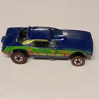 Vintage 1969 Hot Wheels Red Line Flying Colors Top Eliminator