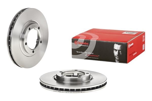 2X Brembo Bremsscheibe 09.A145.10 FüR Hyundai-image