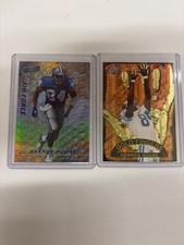 Herman Moore Detroit Lions (2)Card Lot inserts