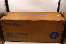 Brand New 1970's Westinghouse 175W Large Mercury Vapor Street Light W/ Mounting