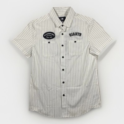 San Francisco Giants Darius Rucker Pinstripe Button Up Shirt NWOT Size Small