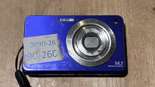 Sony Cyber-shot DSC-W560 14.1MP Blue Digital Camera With Battery For Repair