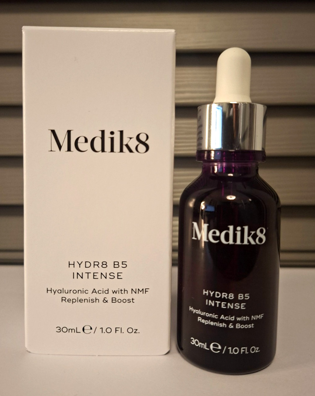 ~ NEW ~ Medik8 HYDR8 B5 INTENSE HYALURONIC ACID SERUM WITH NMF, 30ml FULL SIZE