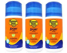 3-Pack: Banana Boat Sport Ultra Roll-On Sunscreen Lotion, 60 SPF, 2.5 Oz