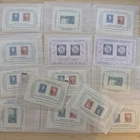 US Stamp Souvenir Sheets Lot 12 Blocks MNH MH Mint Collection Glassines Vintage