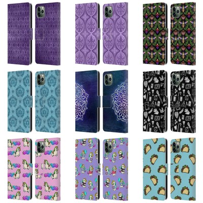 OFFICIAL BRIGID ASHWOOD PATTERNS LEATHER BOOK CASE FOR APPLE iPHONE PHONES