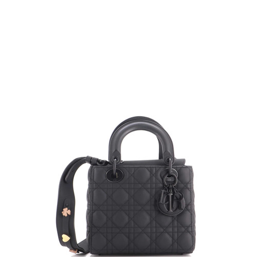 Christian Dior Ultra Matte My ABCDior Lady Dior Bag Cannage Quilt Calfskin