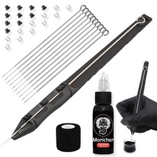Moricher Hand Poke a Stick Tattoo Kit with ink DIY tattoo practice kit with tatt