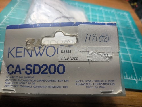 Rare VTG Old School Kenwood CA-SD200 CD Changer Adapter Square 13p Din KDC KRC 